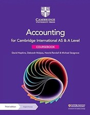 Cambridge International AS & A Level Accounting Coursebook with Digital Access