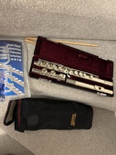 Jupiter Flute With Carry Case And Cleaners Playing Well