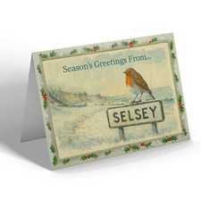 Xmas notelet selsey - -,