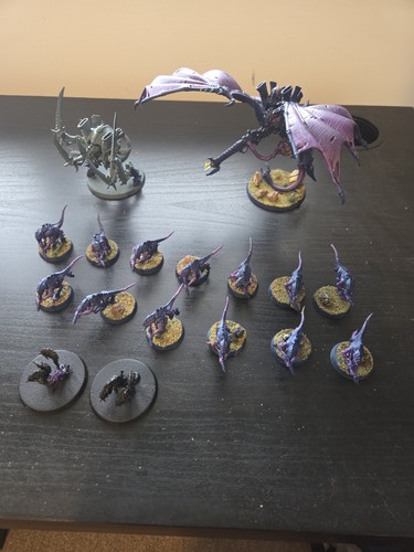 Warhammer 40k tyranids - warhammer, built