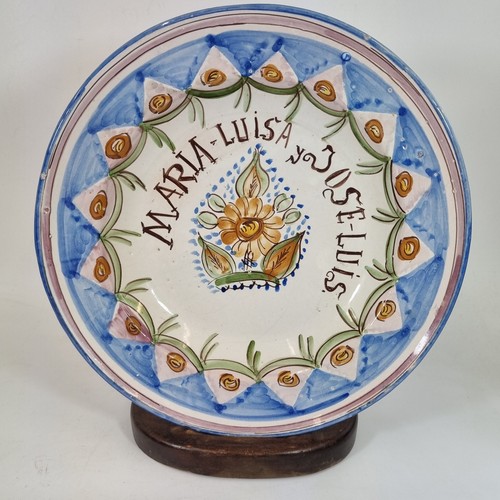 Antique 19thc spanish bowl - antique,