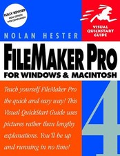 Filemaker Four Win Mac: Vis Quikstart Gd (Visual Q... by Hester, Nolan Paperback