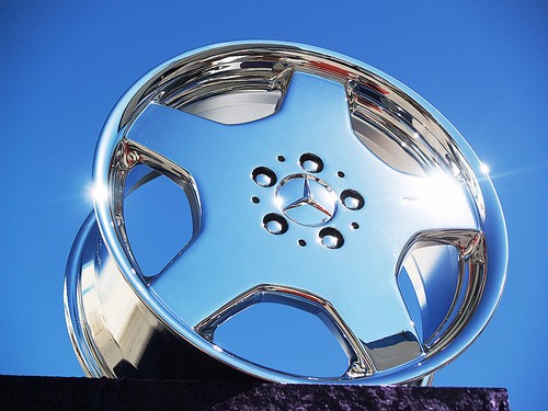 Chrome mercedes benz - chrome,