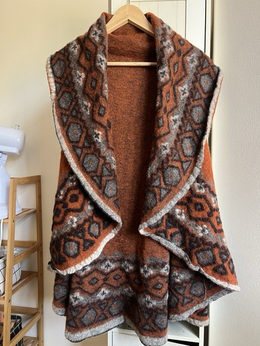 Boho hooded waterfall fleece - hooded,