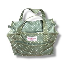 CATH KIDSTON Polka Dot Green Cotton PVC Tote Bag