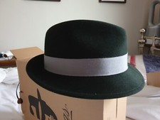 Mens Trilby Hat 100% Wool Felt - NEW