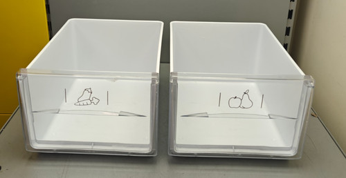 Pair fridge drawers for - pair,