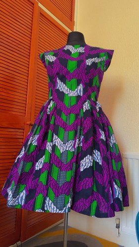African print dress