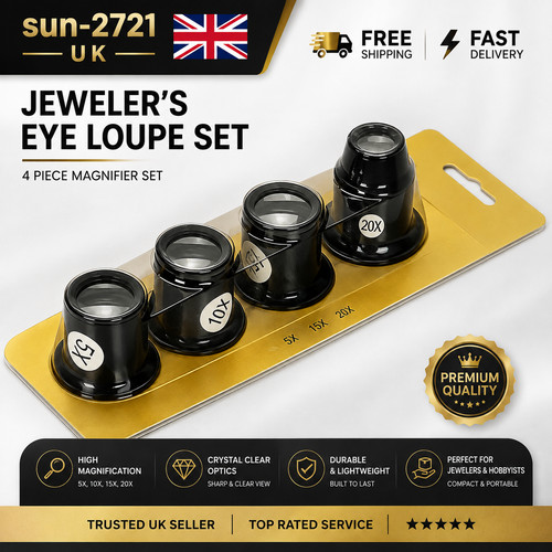 4pcs watch repair magnifying - 4pcs,