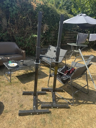 Squatting rack stand - stand, bench