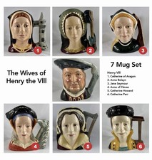7 pc Royal Doulton Toby Jug