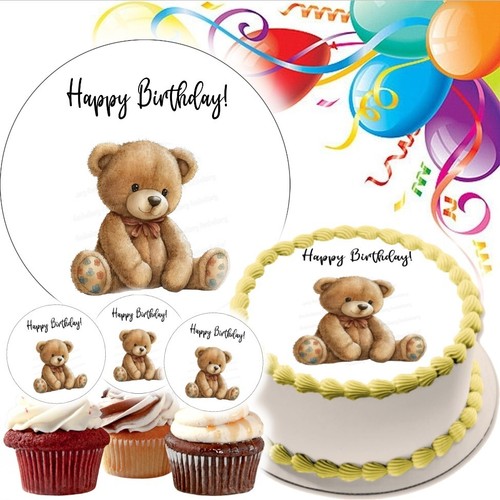Teddy bear cake topper - teddy,