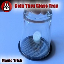 COIN THROUGH GLASS TRAY MAGIC
