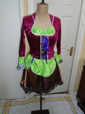 burlesque ladies dress steampunk 36 bust fancy dress theatre show