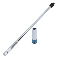 1/2in. Drive 24” Breaker Power Bar with 17mm Deep Alloy Wheel Nut Socket