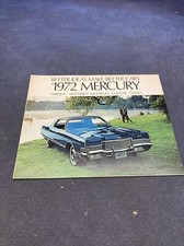 1972 Mercury Car Sales