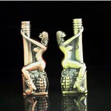 Cool Metal Jet Torch Gas Butane Refillable Lighter Funny Gifts Windproof Lighter