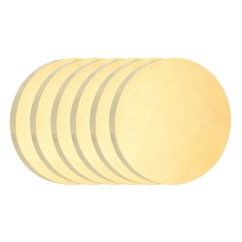 6pcs brass round plate - 6pcs,,