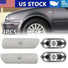 4PCS Clear Front Bumper Side