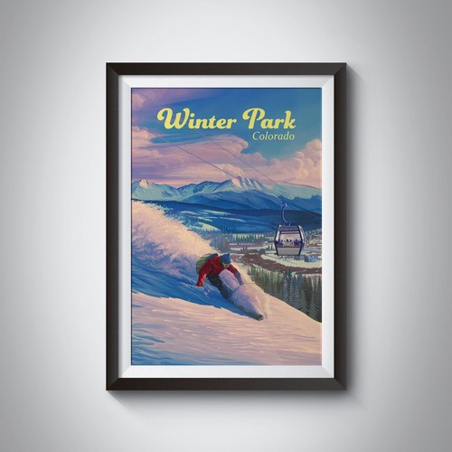 Winter park ski resort travel - winter,