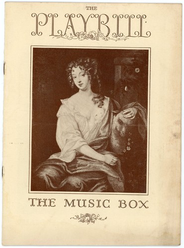 1939 playbill music box from - playbill,
