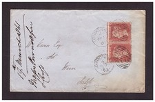 Pair of 1d penny red stars