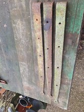 Antique Wrought Iron Barn Door Hinges Straps X3  Reclaimed Salvaged