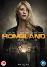 Homeland: The Complete Fifth Season DVD (2016) Claire Danes cert 15 4 discs