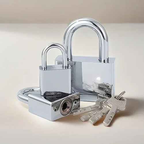 Heavy duty armoured padlock - heavy,