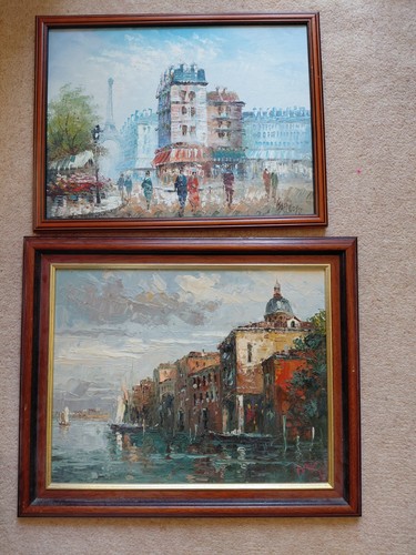 Original vintage oil paintings - original,