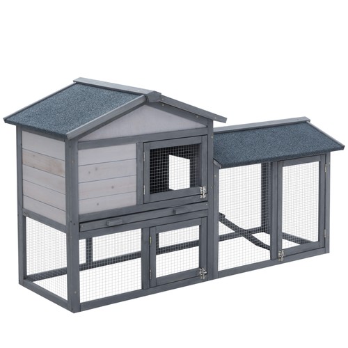 58in tier wooden - 2-tier, rabbit