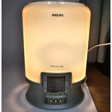 Philips Wake Up Light Sunrise Simulation Alarm Clock FM Radio PAT Tested