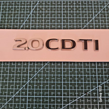 GENUINE VAUXHALL INSIGNIA ASTRA 2.0CDTI CAR BADGE SET CHROME BLACK CDTI SRI VXR