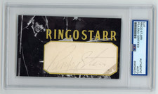 Ringo Starr Signed Cut Custom