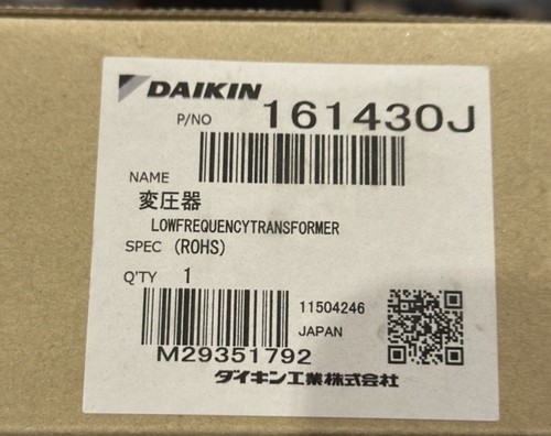 Daikin 161430j low frequency - daikin,