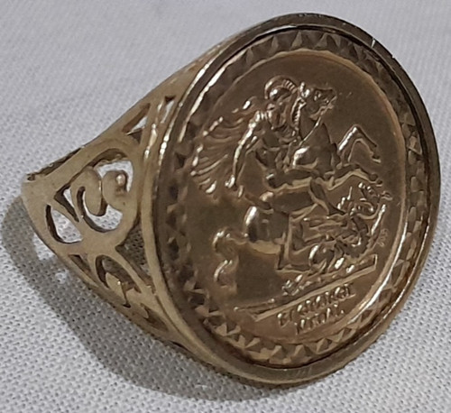 Vintage 9ct yellow - yellow, st