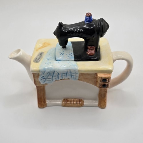 Sewing machine teapot ceramic - machine,