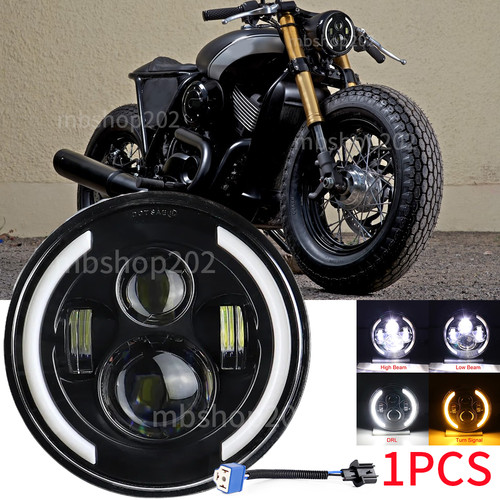 90w led headlight black - headlight,