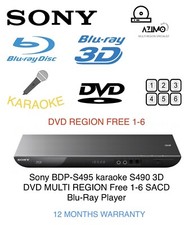 Sony BDP-S495 Karaoke S490 3D