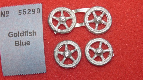 Unknown set wheels spoked - of,