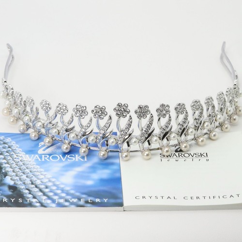 Swarovski crystal tiara with - crystal,