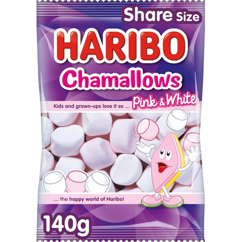 Haribo chamallows marshmallows - chamallows,