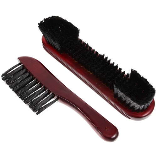 Dark red pool table - brush, set