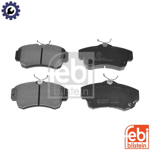 Brake pad set - pad,