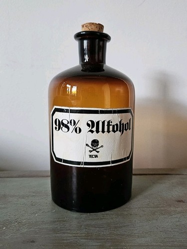 Vintage antique pharmacy amber - vintage/antique,