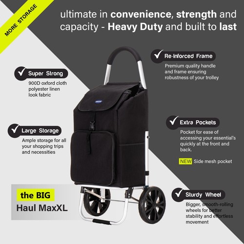 Large 64l aluminium shopping - large,