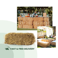 Event Bale Seating Barley Straw Seats 2 Weddings Garden Party Festival Fair Fete