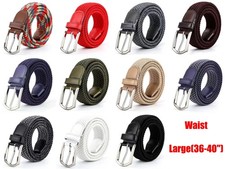 Mens Belt,Elastic Braided Belt