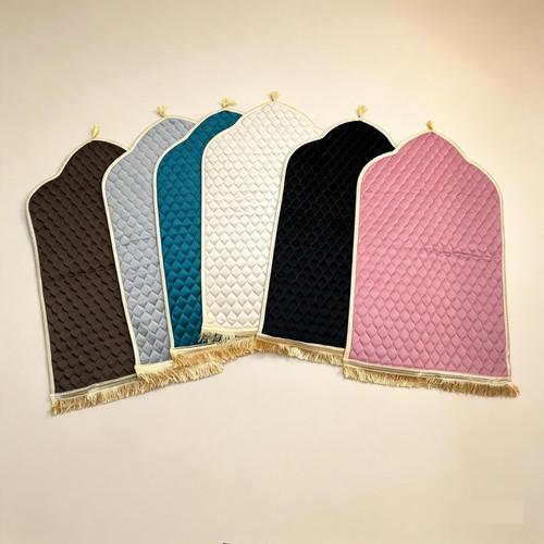 Quilted velvet islamic prayer - velvet,