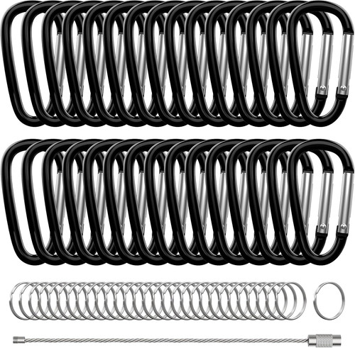 30pcs aluminum carabiner - 30pcs,